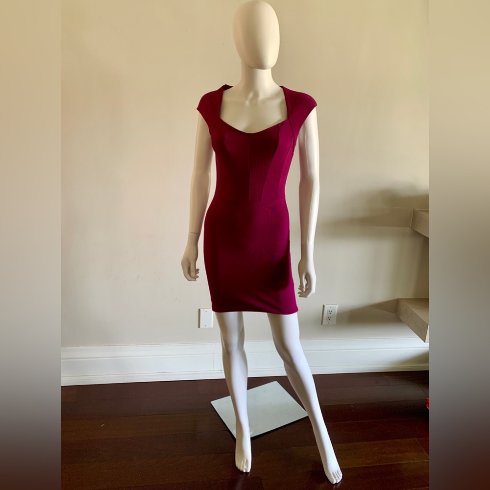 NWOT Mendocino Mystic Bodycon Dress in Magenta